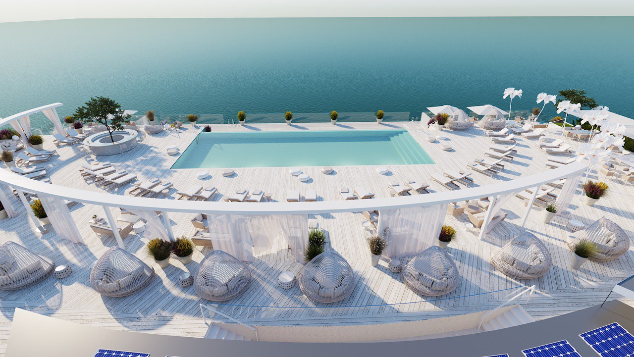 Белый пляж -  Riviera Wellness Resort